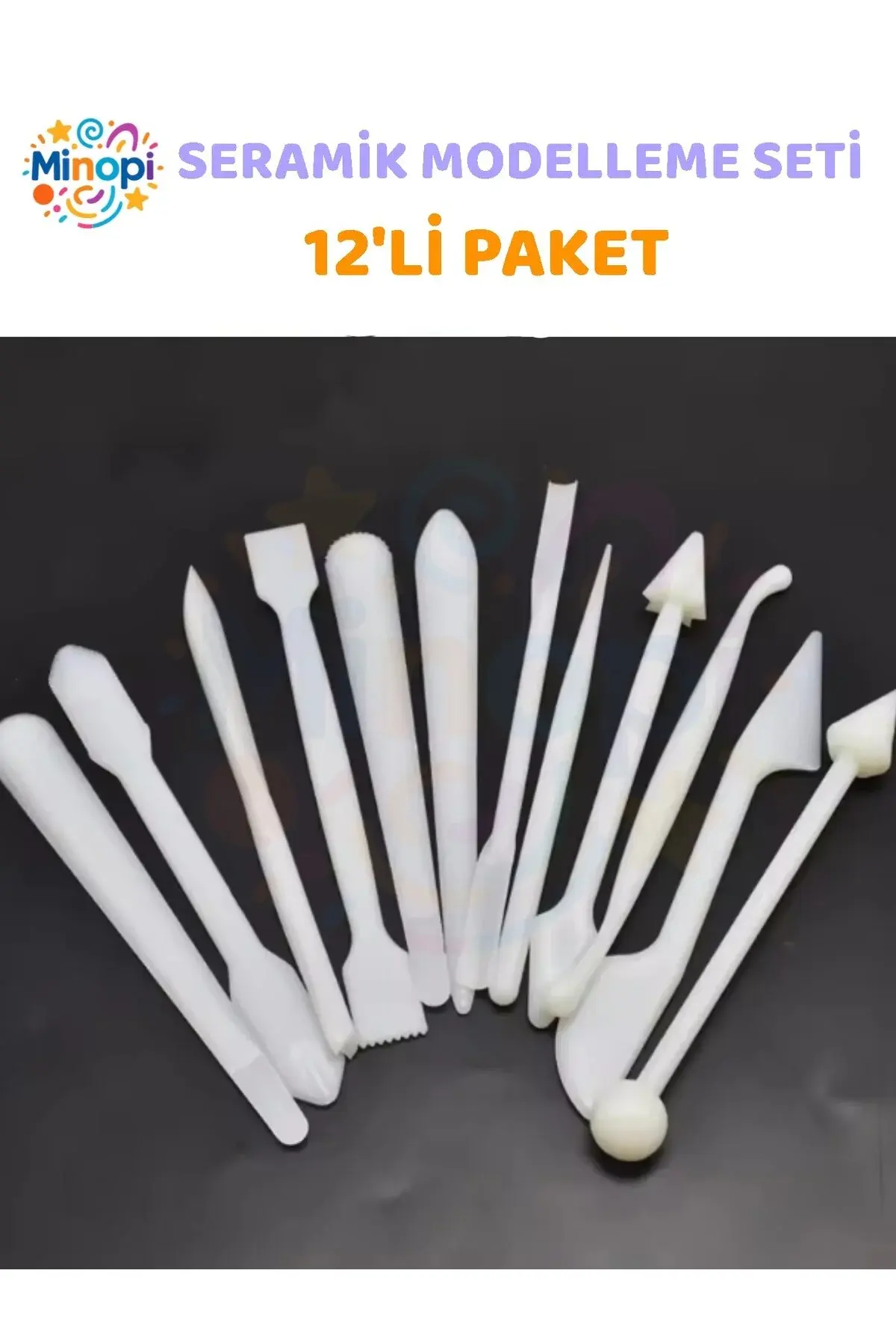 Marzipan Seti 12'li Şeker Hamuru Şekillendirme Çikolata Modelleme Pasta Figür Çiçek Yapma Seti