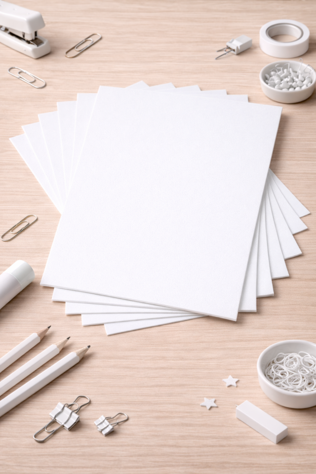 10'lu Beyaz Renk 50 x 70 cm Eva Düz Model Büyük Boy