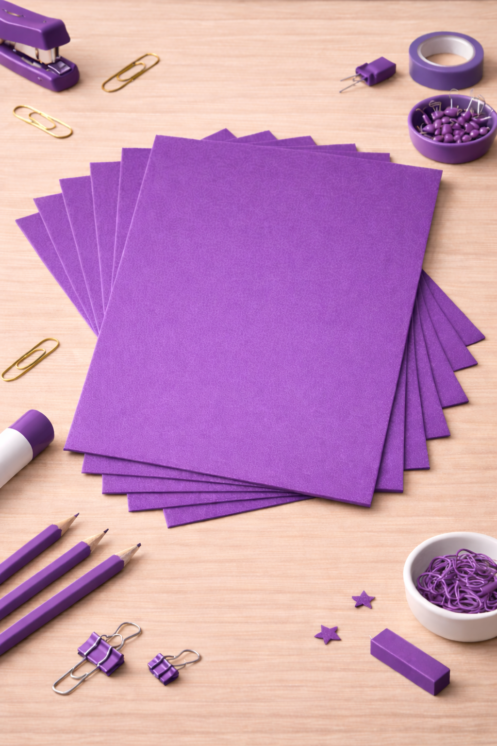 10'lu Mor Renk 50 x 70 cm Eva Düz Model Büyük Boy