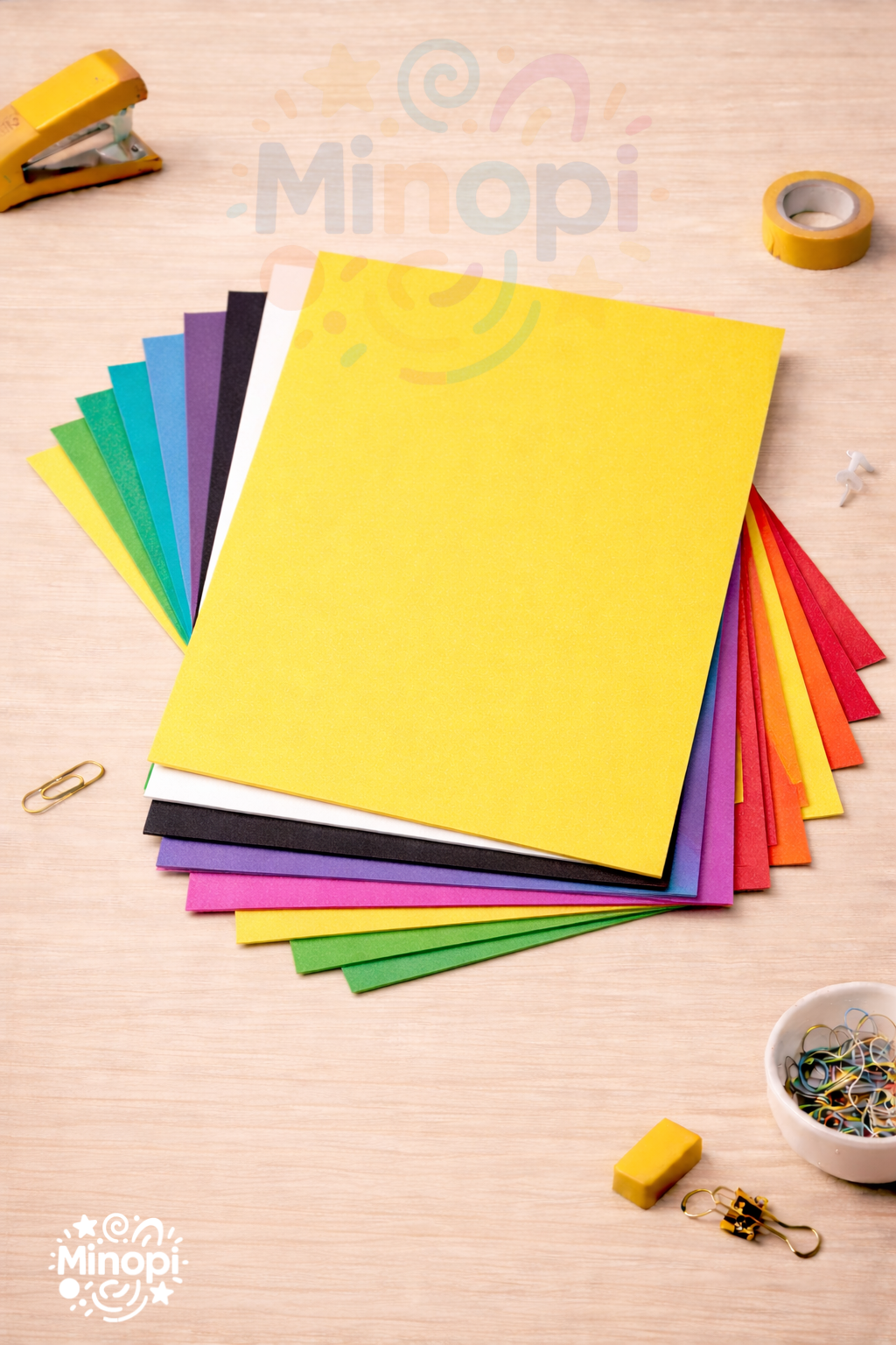 10'lu Karışık Renk A4 Eva Düz Model 20x30 cm Boy