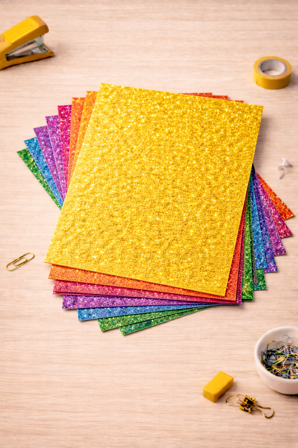 10'lu Karışık Renk 50 x 70 cm Eva Simli Model Büyük Boy