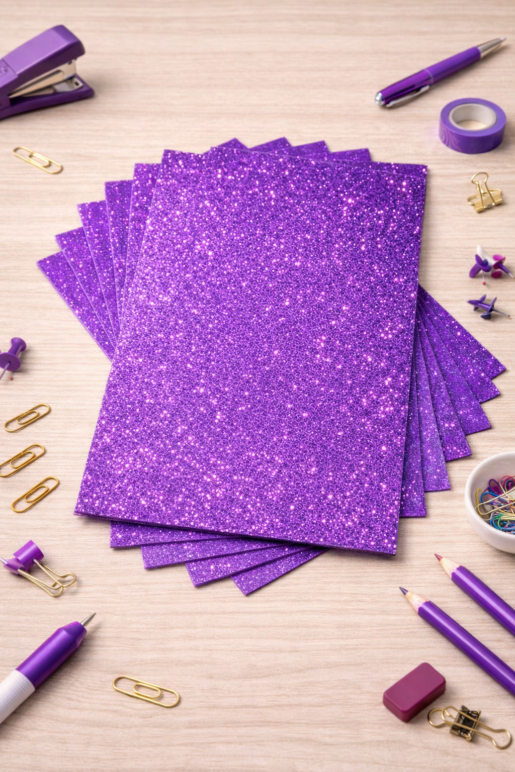 10'lu Mor Renk 50 x 70 cm Eva Simli Model Büyük Boy