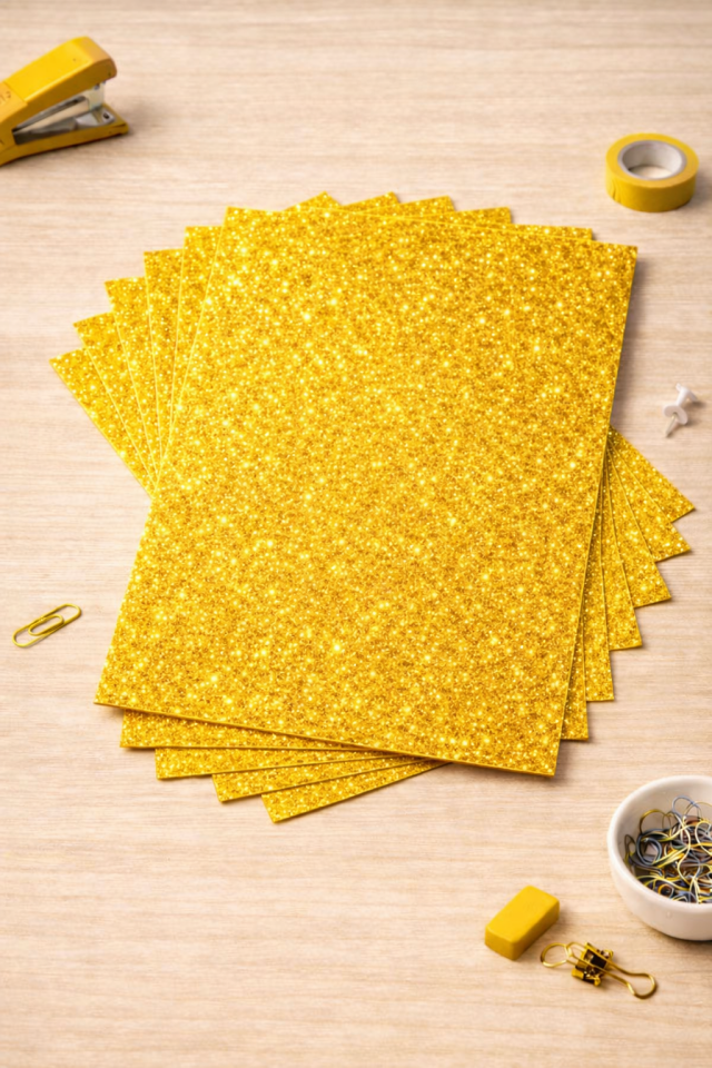 10'lu Sarı Renk 50 x 70 cm Eva Simli Model Büyük Boy