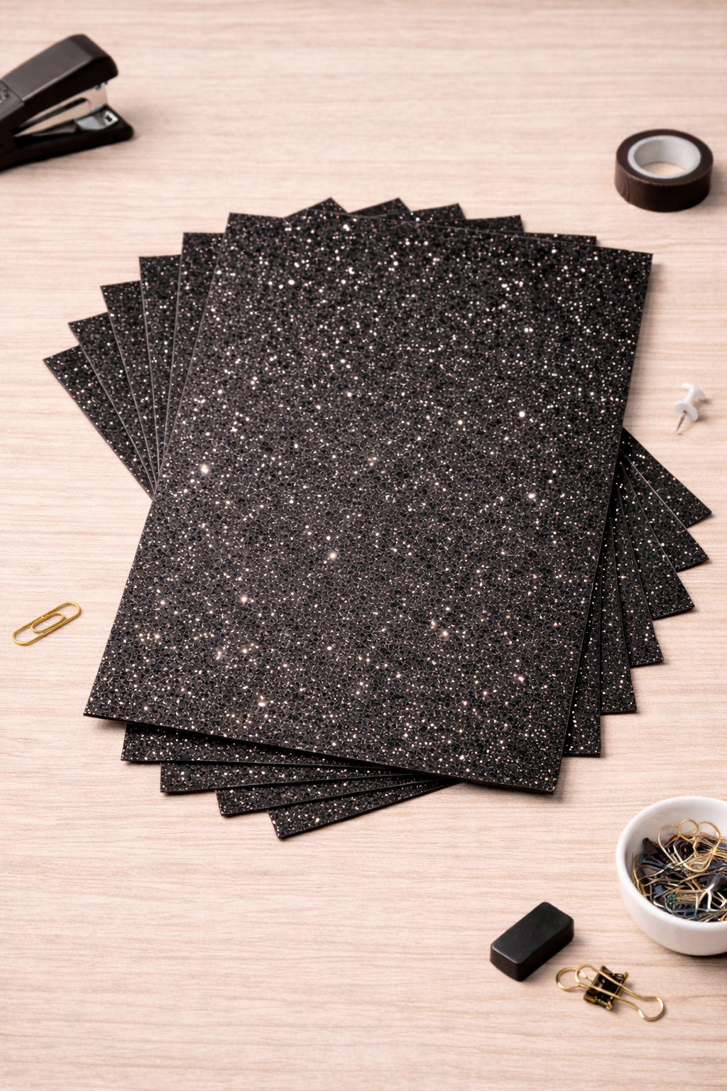 10'lu Siyah Renk 50 x 70 cm Eva Simli Model Büyük Boy