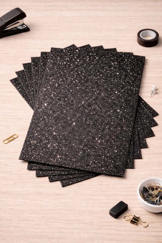 10'lu Siyah Renk 50 x 70 cm Eva Simli Model Büyük Boy