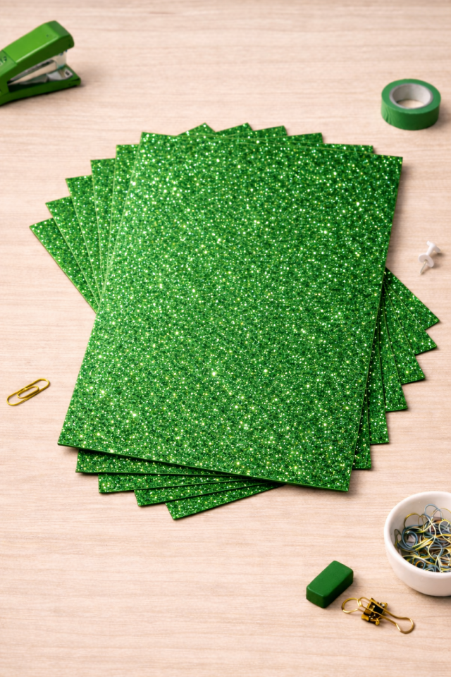 10'lu Yeşil Renk 50 x 70 cm Eva Simli Model Büyük Boy