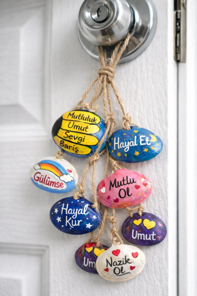 Kabuk Boyama Seti 1 Paket Deniz Kabuğu Midye Boyama Shell Painting Sanatsal Hobi Boyama Seti Akrilik