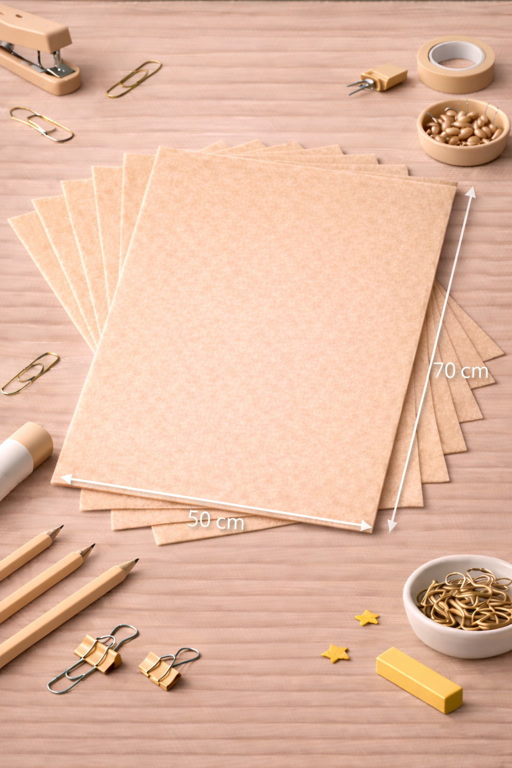 Ten Rengi Keçe Tabaka 10'lu Paket 50x70 cm - 1.5 mm Kalınlık