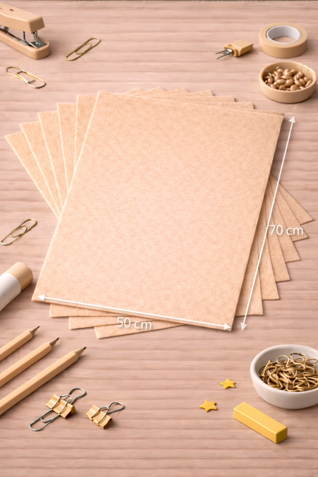 Ten Rengi Keçe Tabaka 10'lu Paket 50x70 cm - 1.5 mm Kalınlık