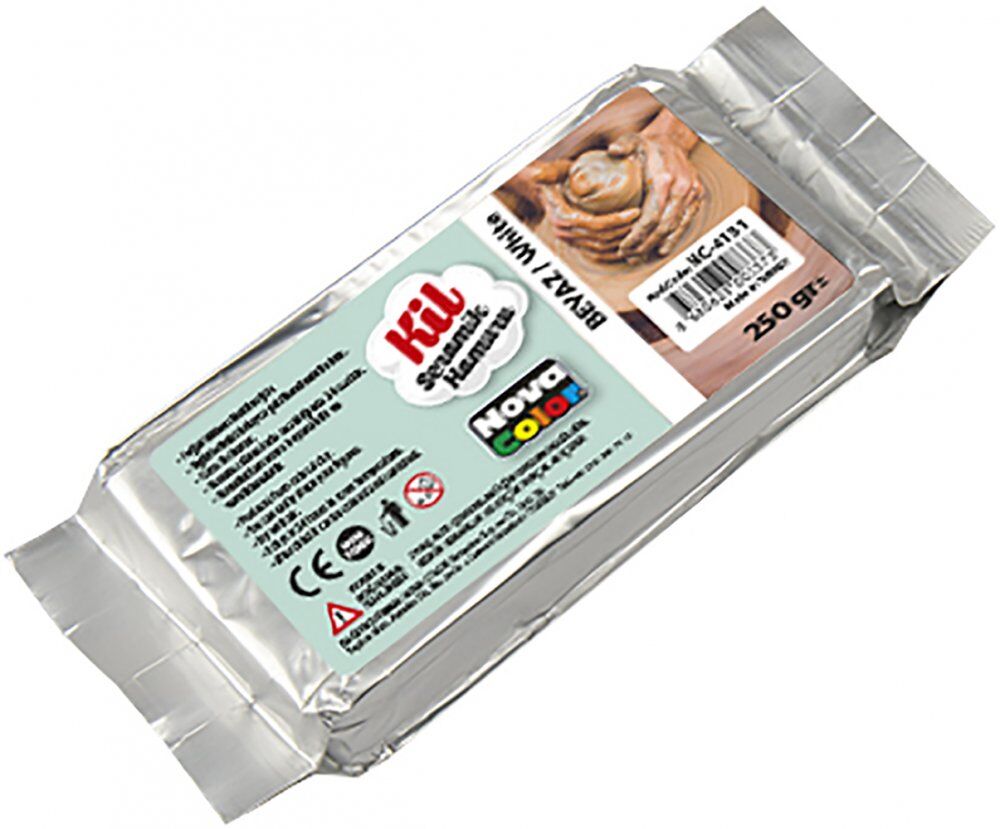 Nova Color Seramik Kil Hamuru 250 gr. Beyaz
