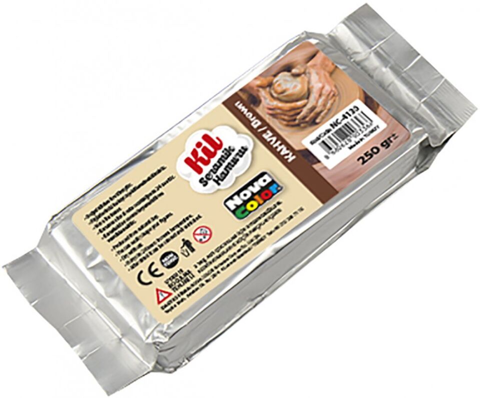 Nova Color Seramik Kil Hamuru 250 gr. Kahverengi