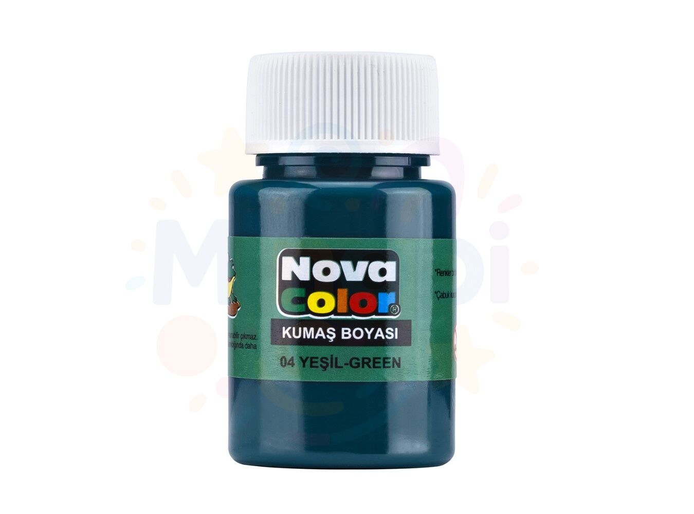 Nova Color Kumaş Boyası Yeşil 30 ml Şişe