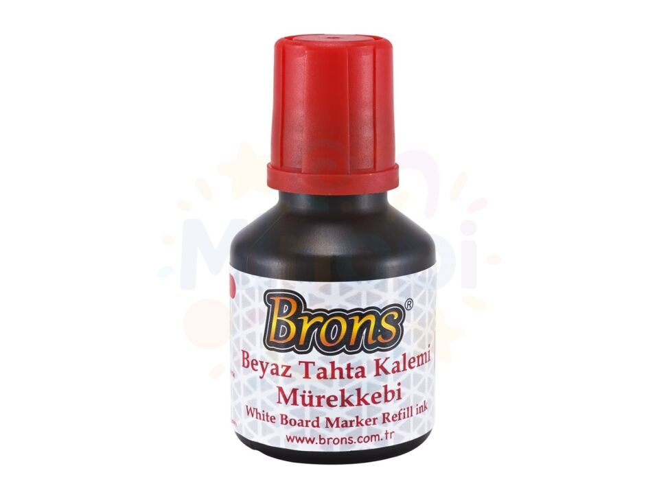 Brons Tahta Kalemi Mürekkebi 30 cc - Kırmızı