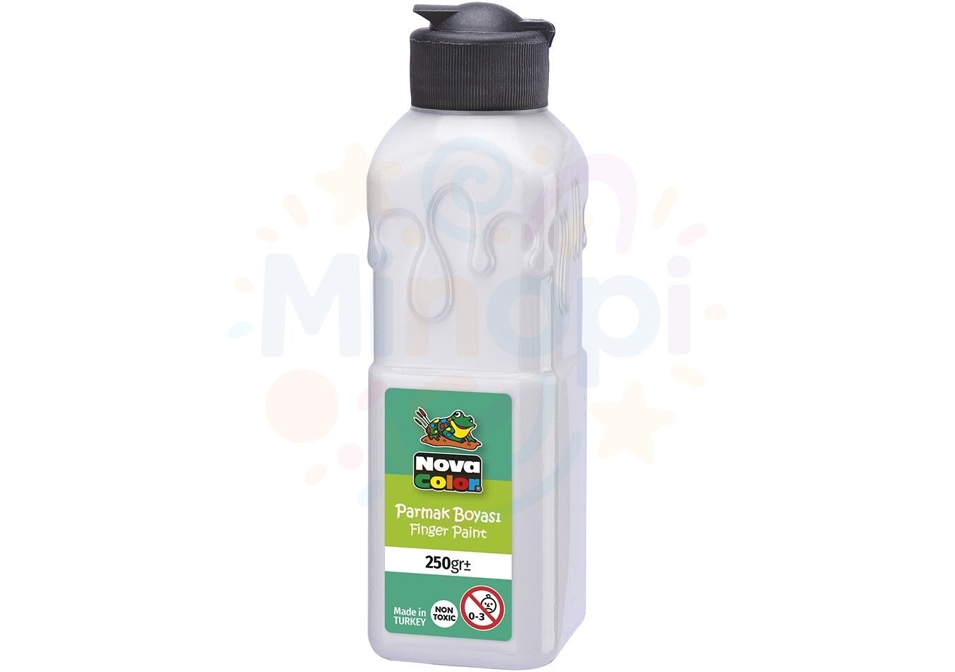 Nova Color Parmak Boyası 250 ml. Su Bazlı - Beyaz