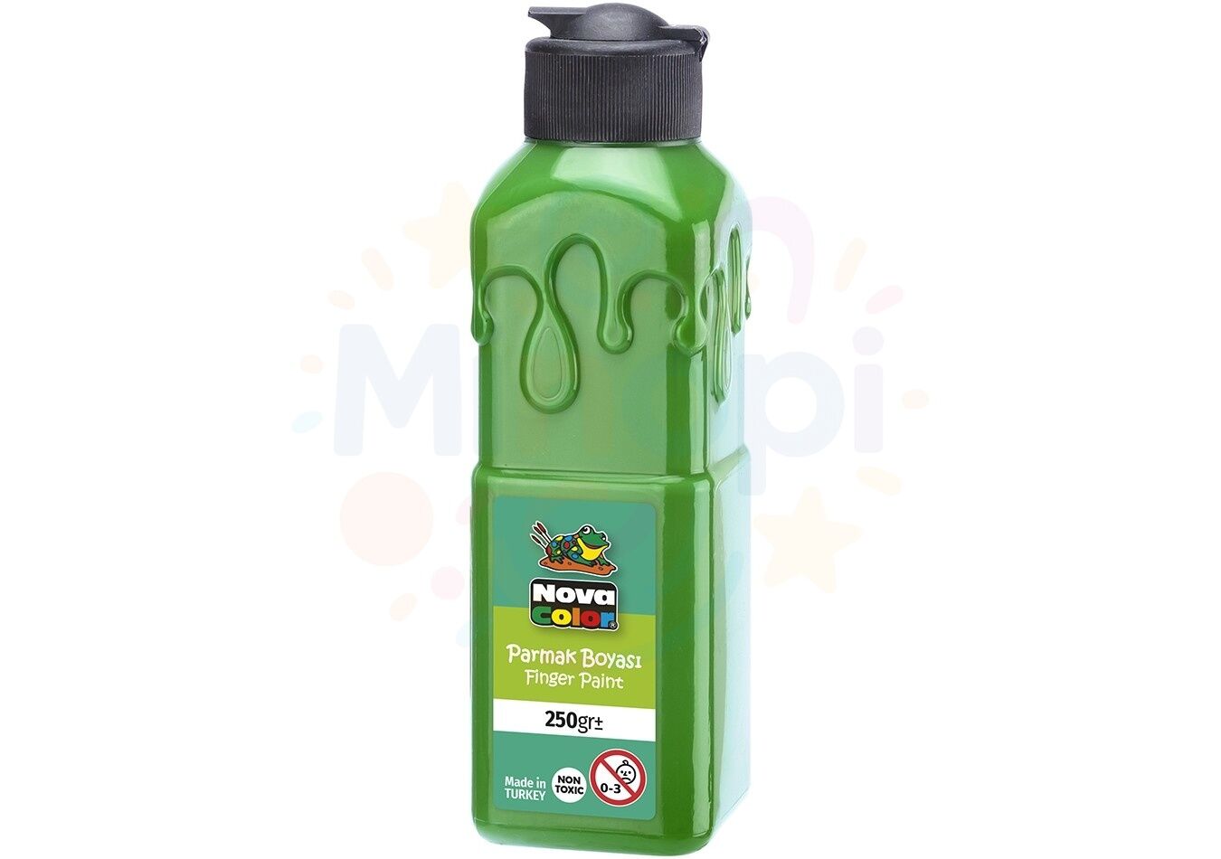 Nova Color Parmak Boyası 250 ml. Su Bazlı - Koyu Yeşil