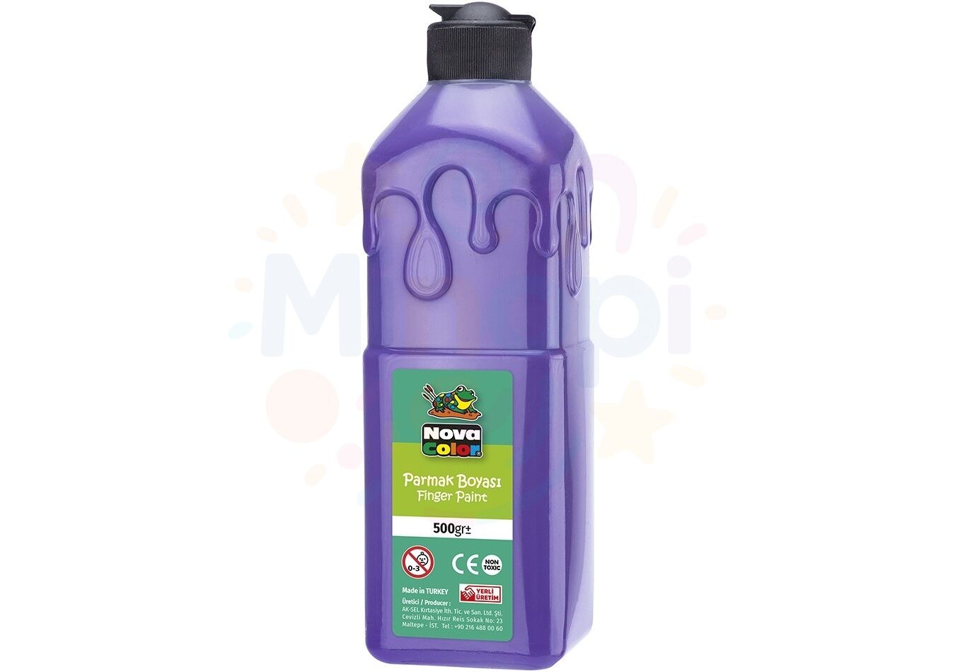 Nova Color Parmak Boyası 500 ml. Su Bazlı - Mor