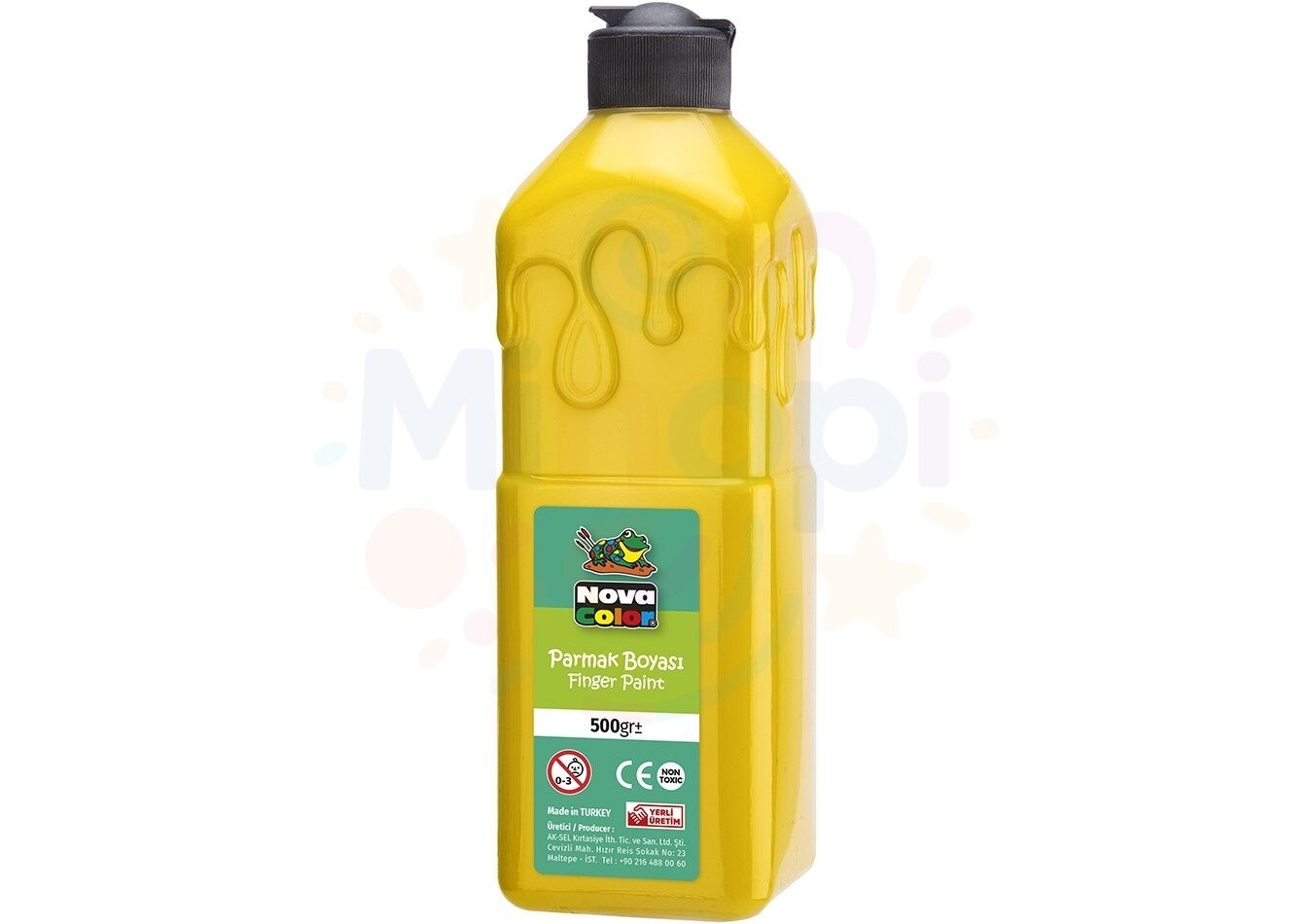 Nova Color Parmak Boyası 500 ml. Su Bazlı - Sarı