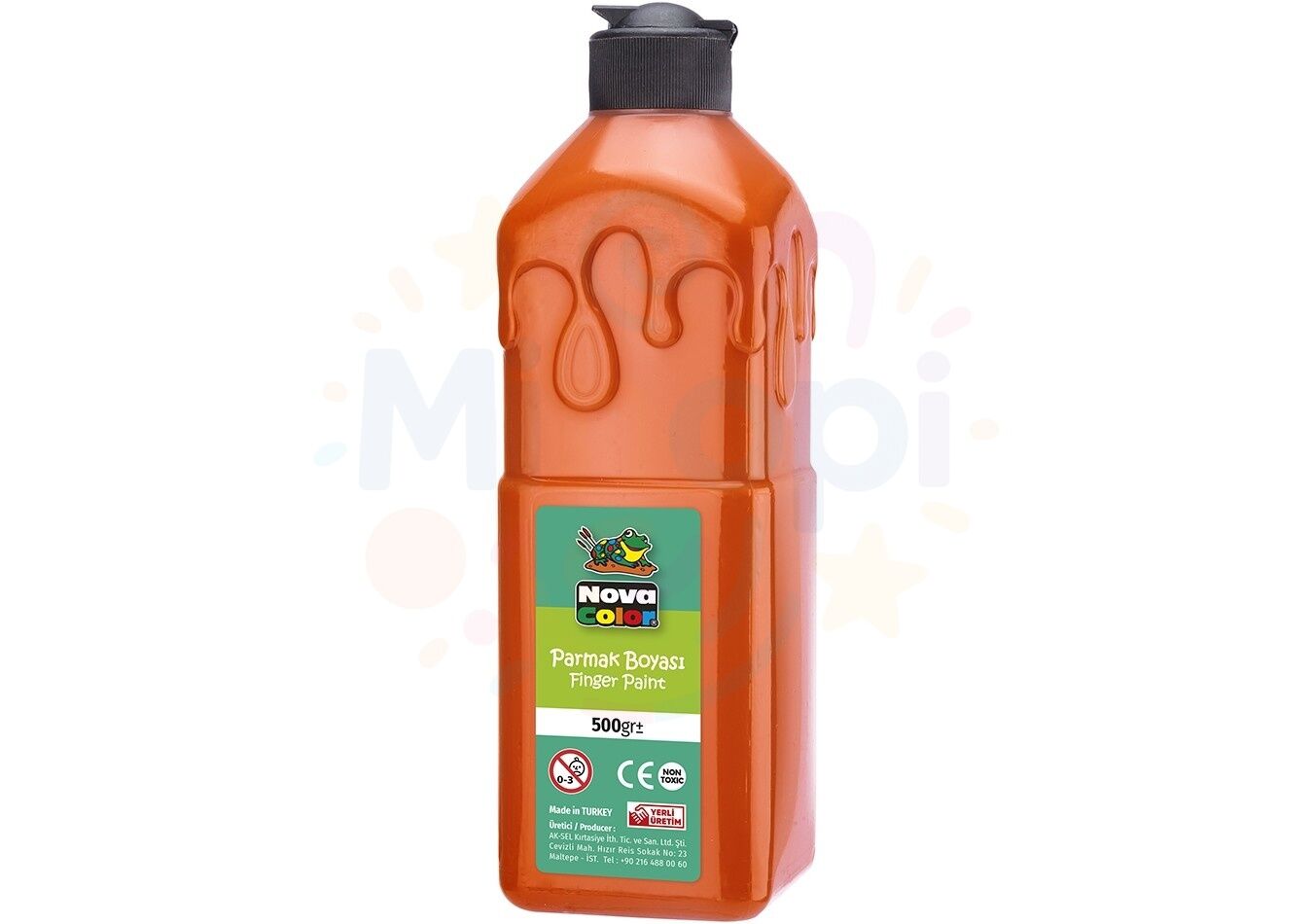 Nova Color Parmak Boyası 500 ml. Su Bazlı - Turuncu