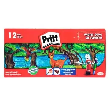 Pritt 12 Renk Pastel Boya