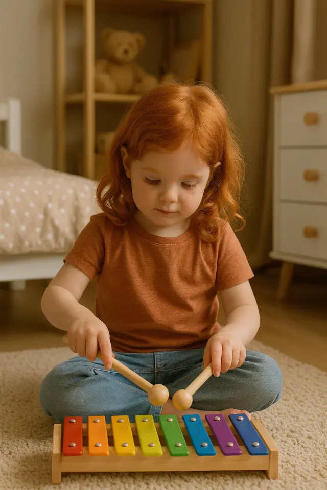 20 cm 1 Çift Tokmaklı Ahşap Ritim Çubuğu Eğitici Anaokulu Ritim Tokmağı Toplam 2 Adet