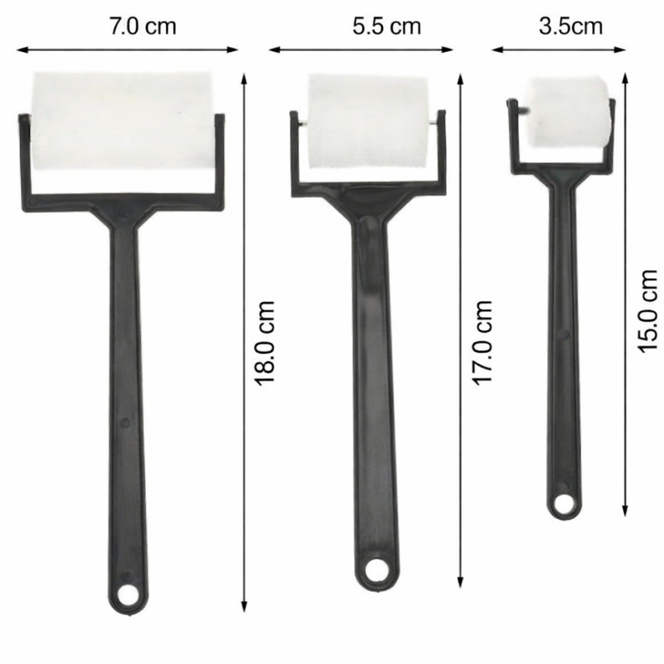 Rulo Fırça Boyama Süngeri 3'lü Set