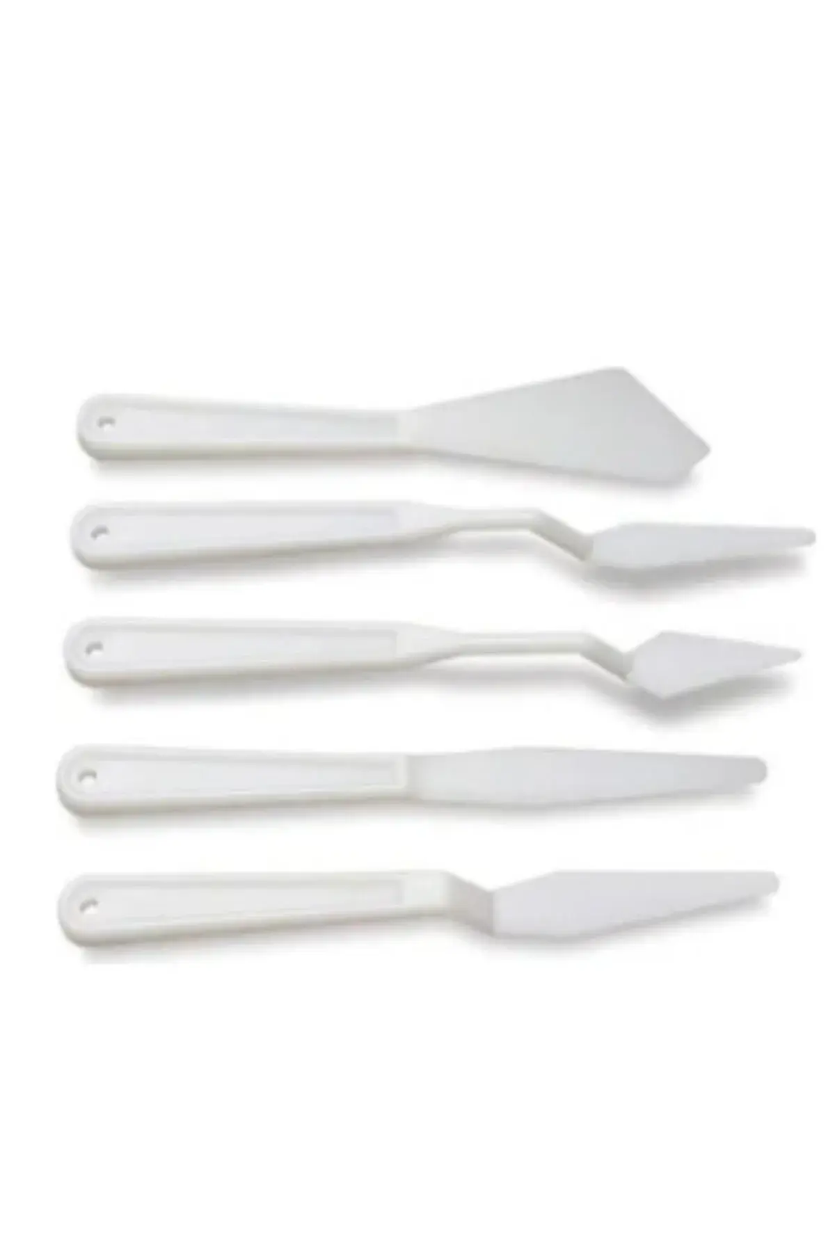 Resim ve Heykel Çalışmaları Için 5'li Plastik Spatula Seti Spatula