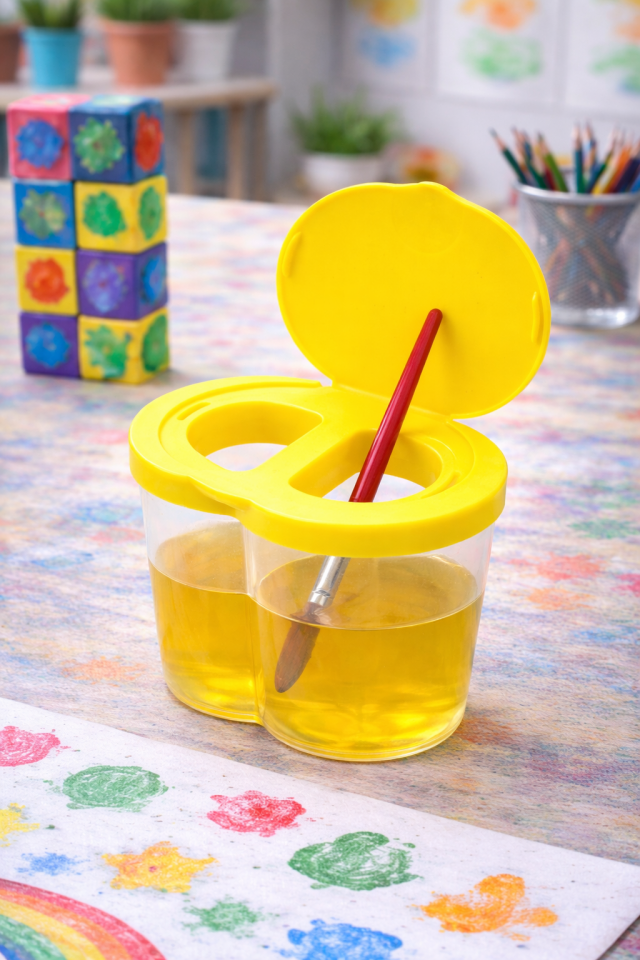 Sarı Su Kabı Çift Hazneli