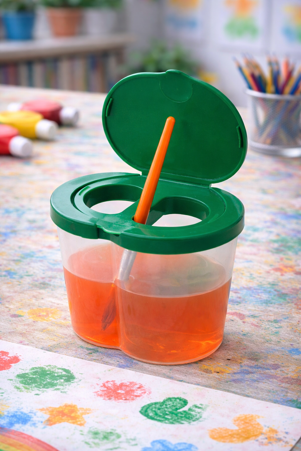 Yeşil Su Kabı Çift Hazneli