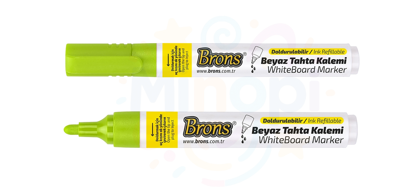 Brons Doldurulabilir Yerli Açık Yeşil Tahta Kalemi