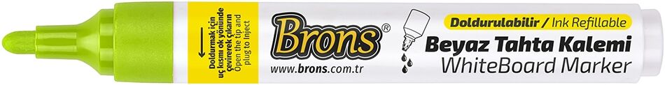 Brons Doldurulabilir Yerli Açık Yeşil Tahta Kalemi