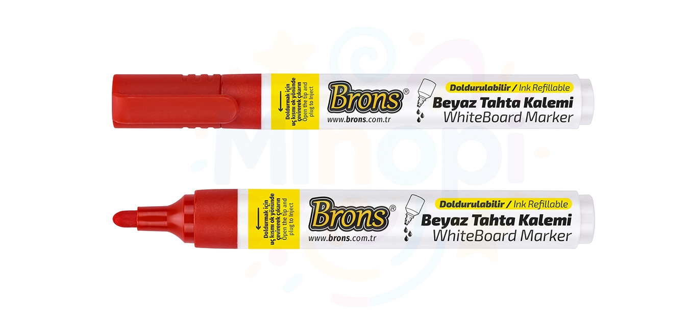 Brons Doldurulabilir Yerli Kırmızı Tahta Kalemi