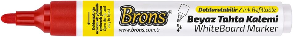 Brons Doldurulabilir Yerli Kırmızı Tahta Kalemi