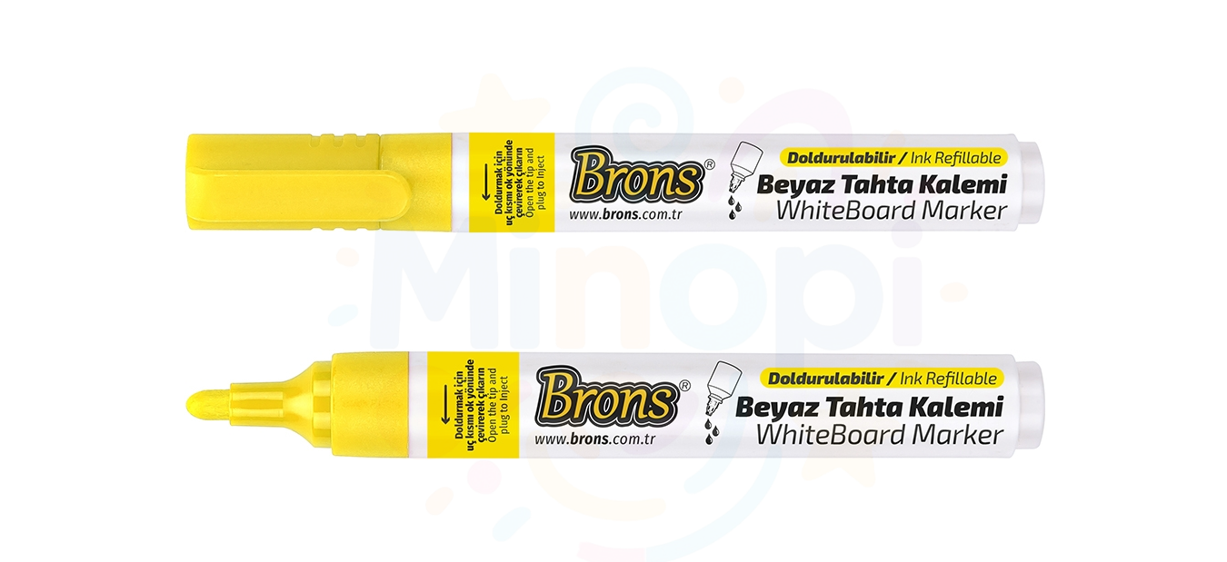 Brons Doldurulabilir Yerli Sarı Tahta Kalemi