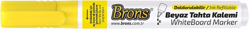Brons Doldurulabilir Yerli Sarı Tahta Kalemi