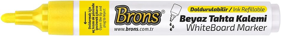 Brons Doldurulabilir Yerli Sarı Tahta Kalemi