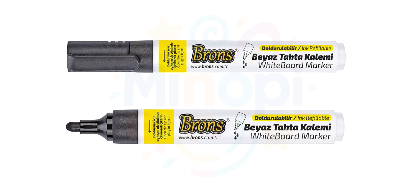 Brons Doldurulabilir Yerli Siyah Tahta Kalemi