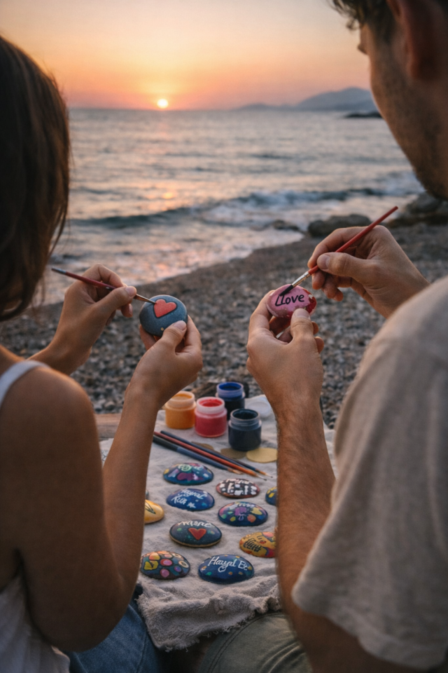 Taş Boyama Sanatı Taş Boyama Etkinlik Seti Eğitici Öğretici Set