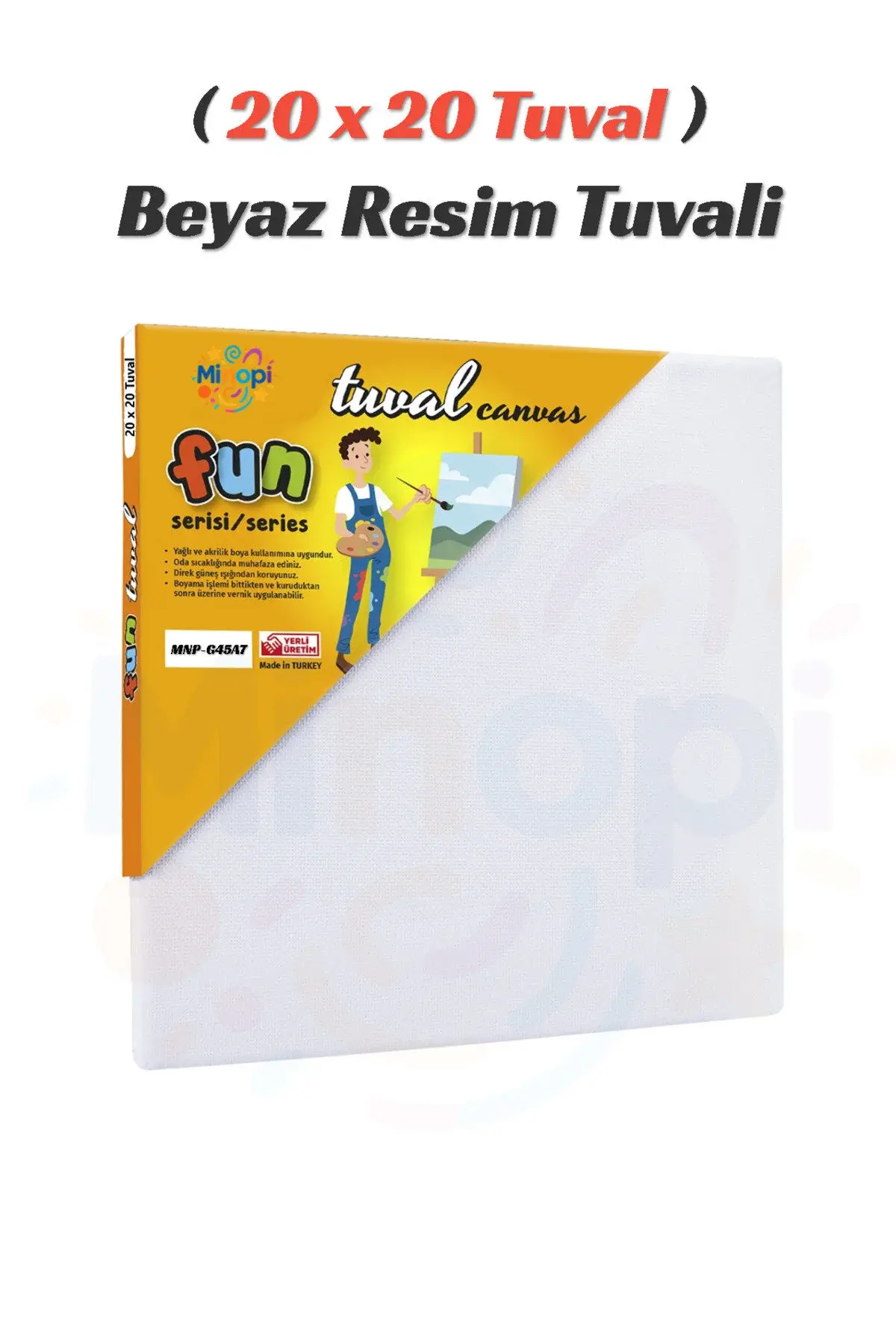 20x20 Tuval Beyaz Resim Tuvali Beyaz Tuval