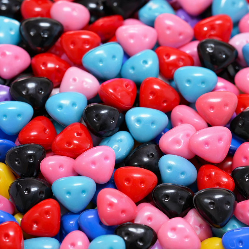 Plastik Renkli Burun 50'li Paket