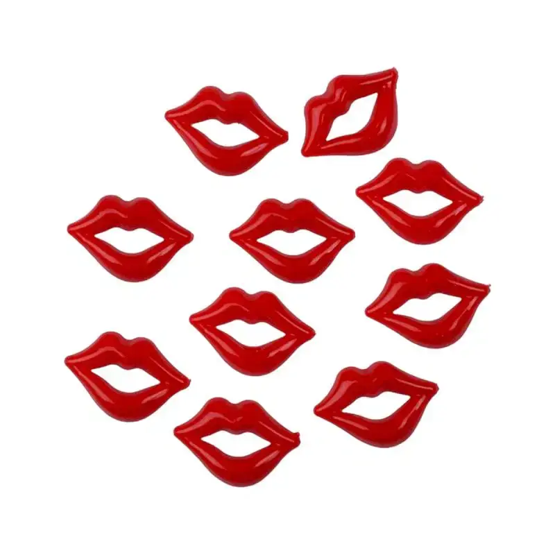 Plastik Kırmızı Dudak 50'li Paket