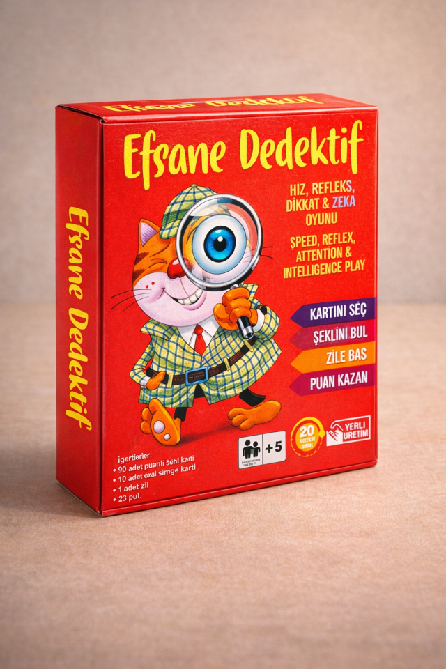 Efsane Dedektif Eğitici Kutu Oyunu Eğlenceli Kutu Oyunu
