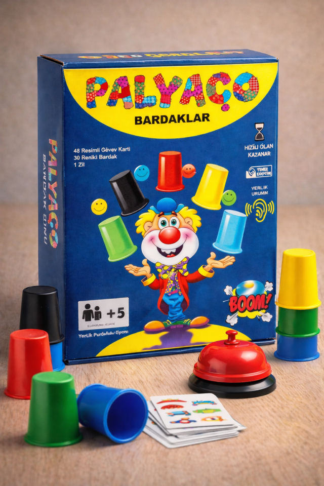 Pratik Bardaklar Oyunu Becerikli Süper Sürpriz Eğitici Ve Öğretici