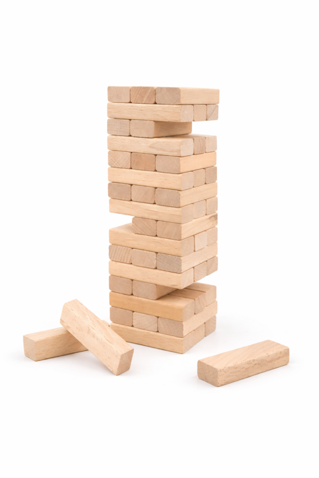 54 Parça Ahşap Denge Oyunu Strateji Oyunu