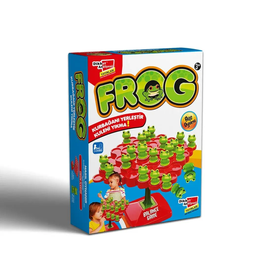 Frog Balance Denge  Oyunu Kurbağa Figürlü Denge Strateji Oyunu