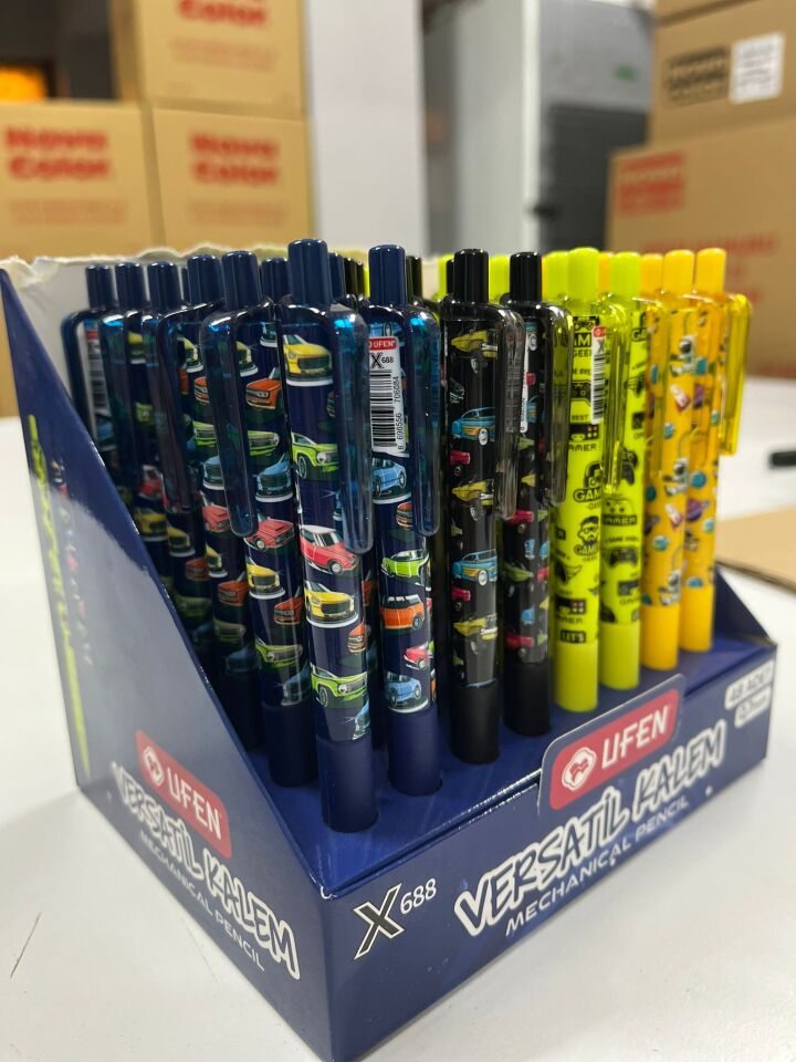 Figürlü Desenli Uçlu Kalem 0.7 mm Versatil Kalem