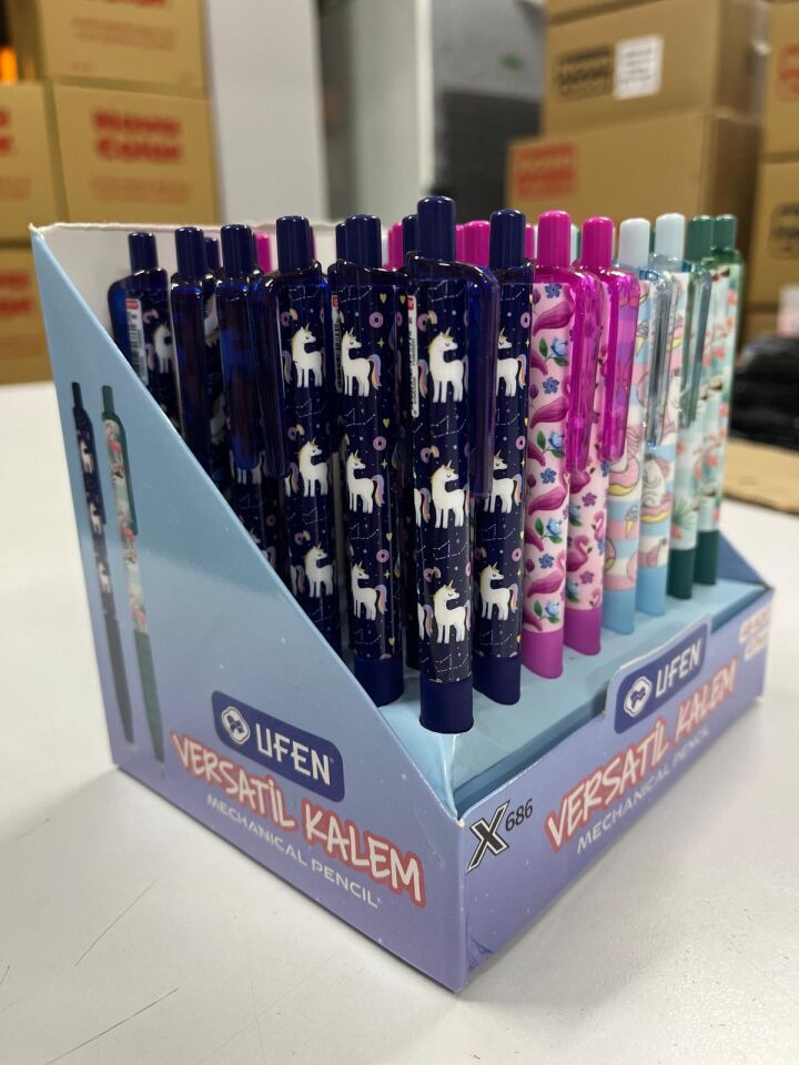 Figürlü Desenli Uçlu Kalem 0.7 mm Versatil Kalem