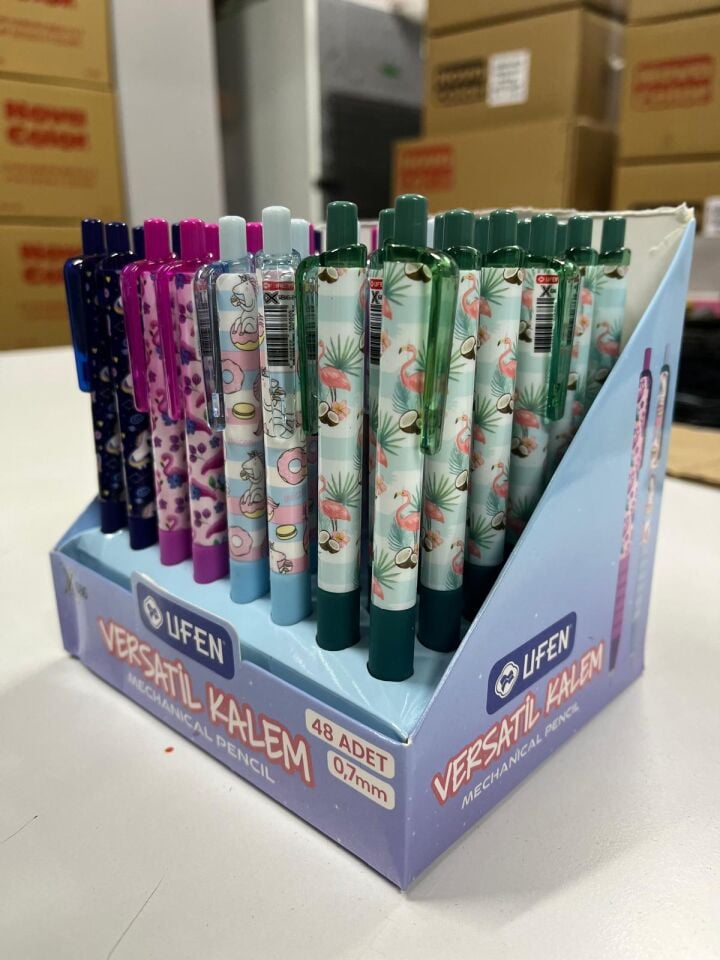 Figürlü Desenli Uçlu Kalem 0.7 mm Versatil Kalem