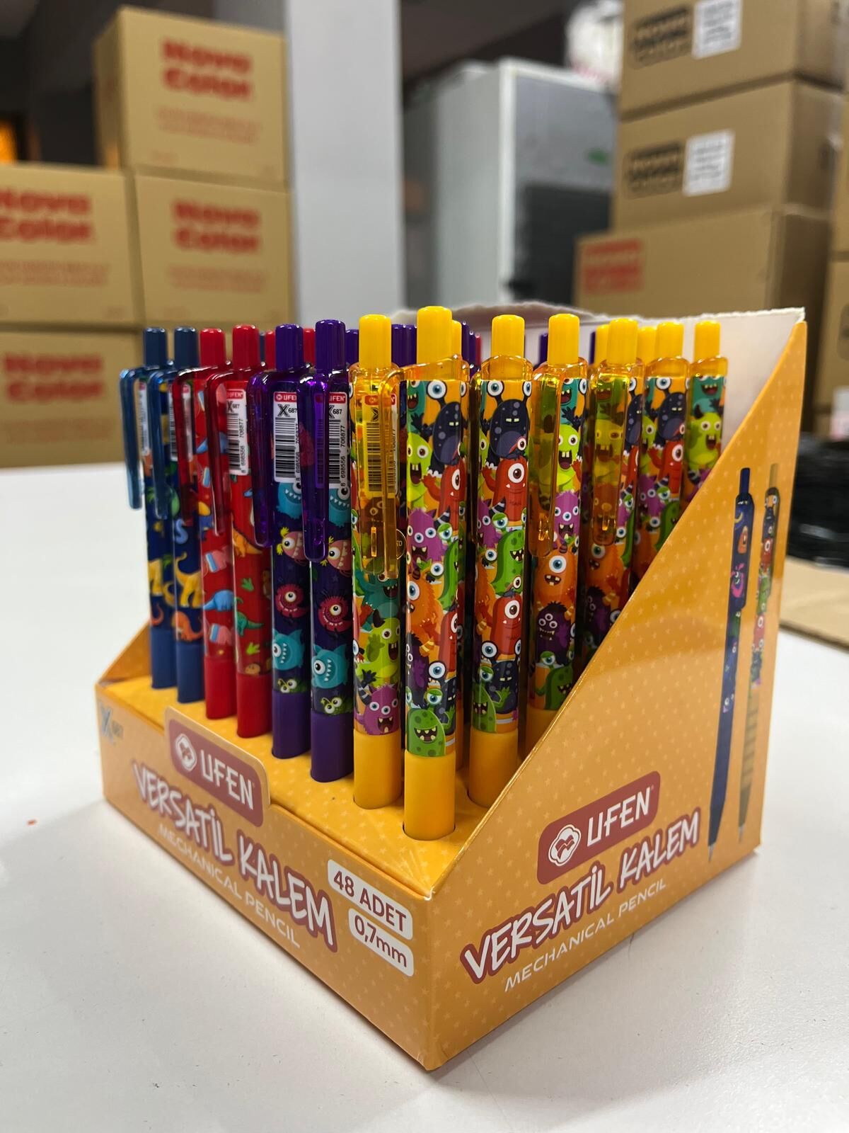 Figürlü Desenli Uçlu Kalem 0.7 mm Versatil Kalem