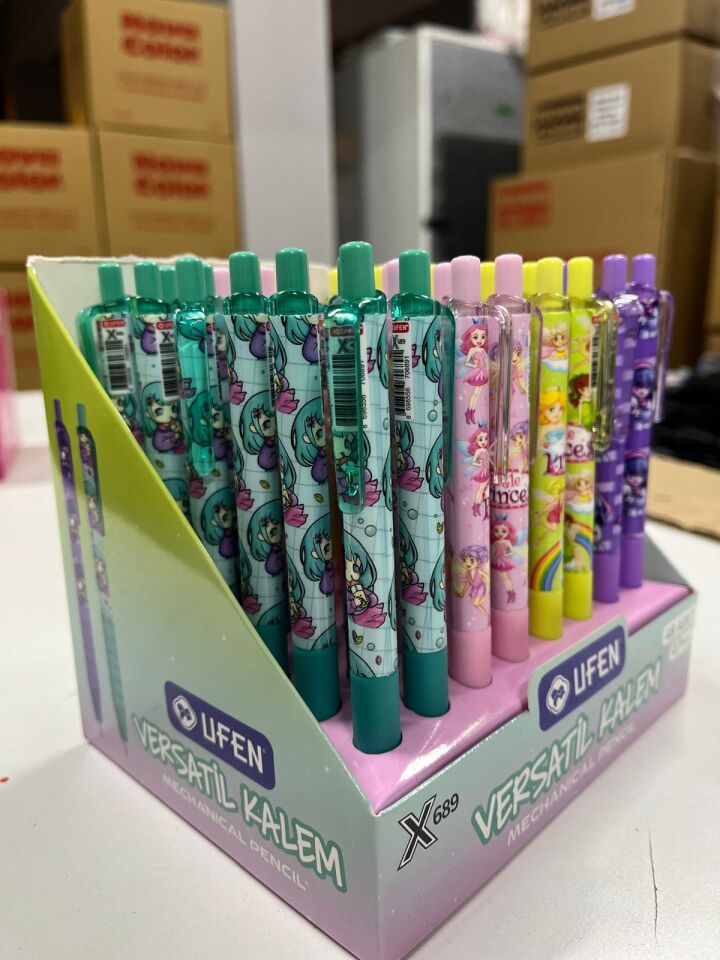 Figürlü Desenli Uçlu Kalem 0.7 mm Versatil Kalem