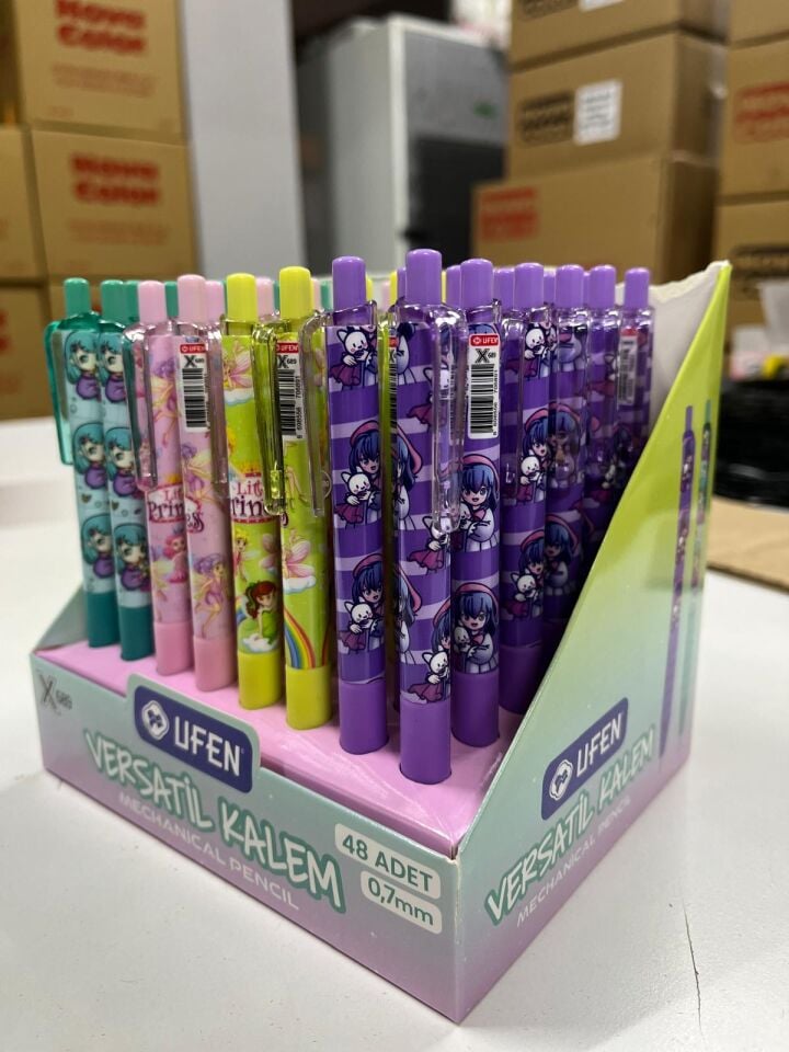 Figürlü Desenli Uçlu Kalem 0.7 mm Versatil Kalem